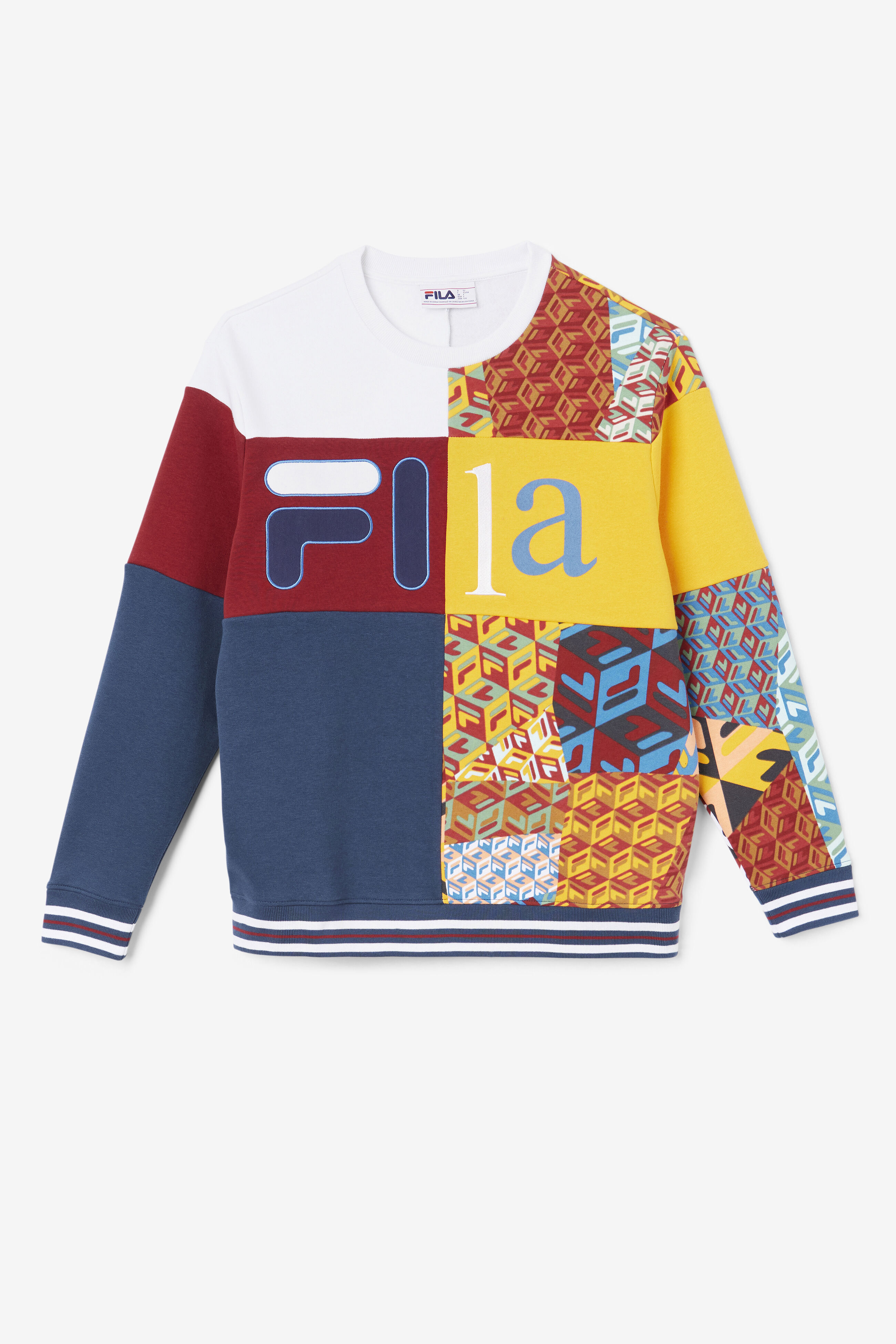 Hansi Men's Colorblock Pullover Sweatshirt | Fila LM23C622